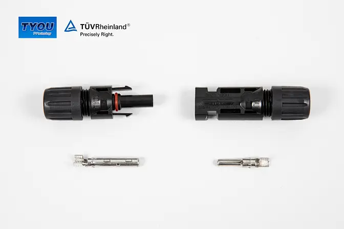 Solar connectors 1000V 30A - IP67 MC4 female male connector solar compatible with MC4 Evo2